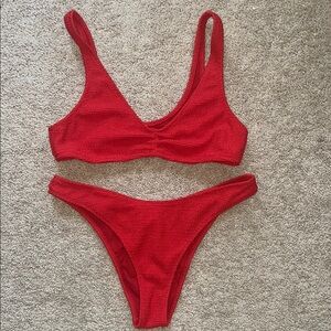 Red Bikini Set